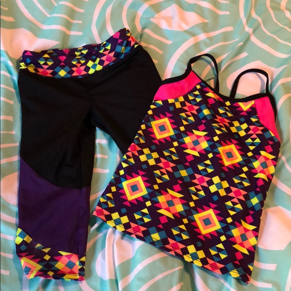 Size xs girls 4/5 dance or gymnastics set